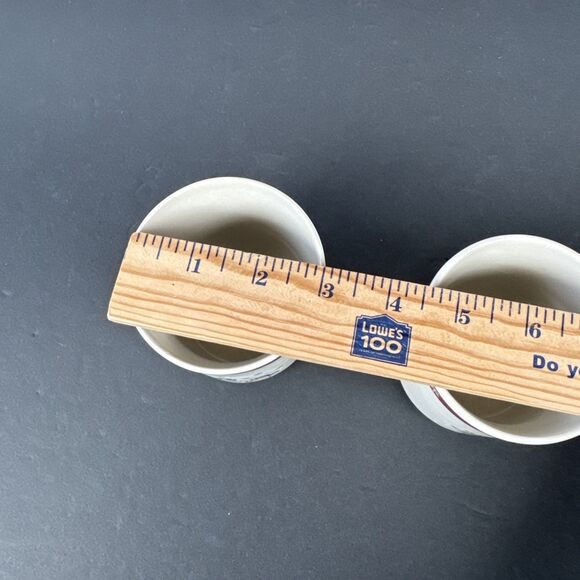 Royal Seasons‎ Stoneware Snowman Coffee/Tea Cups Set Of 2 - Picture 8 of 8